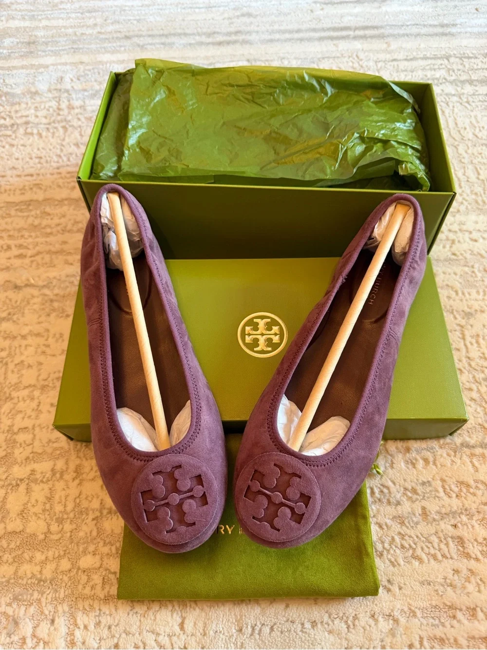 Tory Burch Reva Travel Ballet Flats